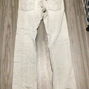 513 Levis JEANS MENS 30W 32L LIGHT GREY WASH SLIM STRAIT